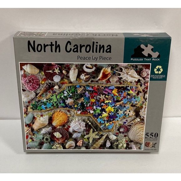 North Carolina Peace by Piece 550 Piece Jigsaw Puzzle 18 x 24 COMPLETE - Picture 1 of 3